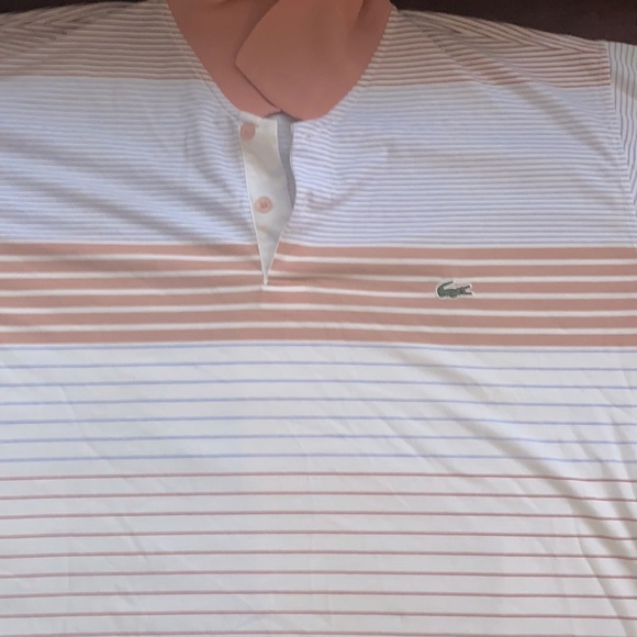 mens multicolor lacoste polo - Picture 1 of 1